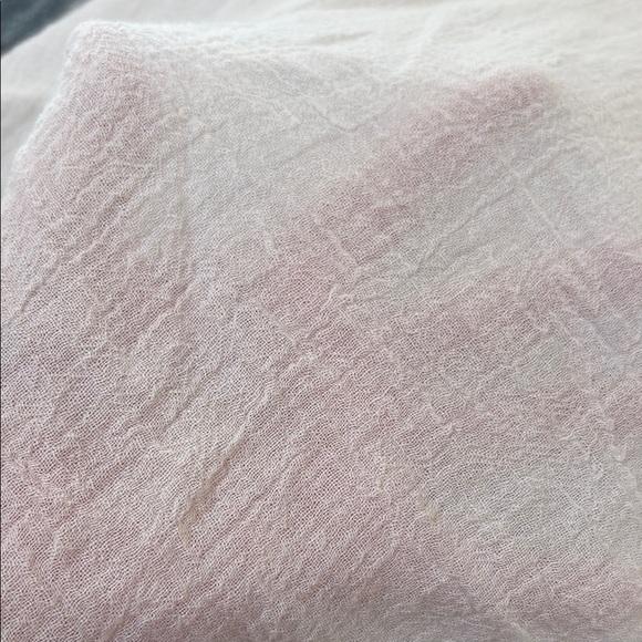 Vintage Cottagecore LA Nights White Cotton Gauze Lace Trim Slip Chemise S/M - Picture 4 of 6